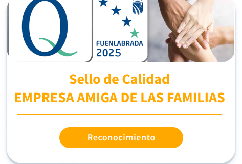 Sello empresa amiga de las familias