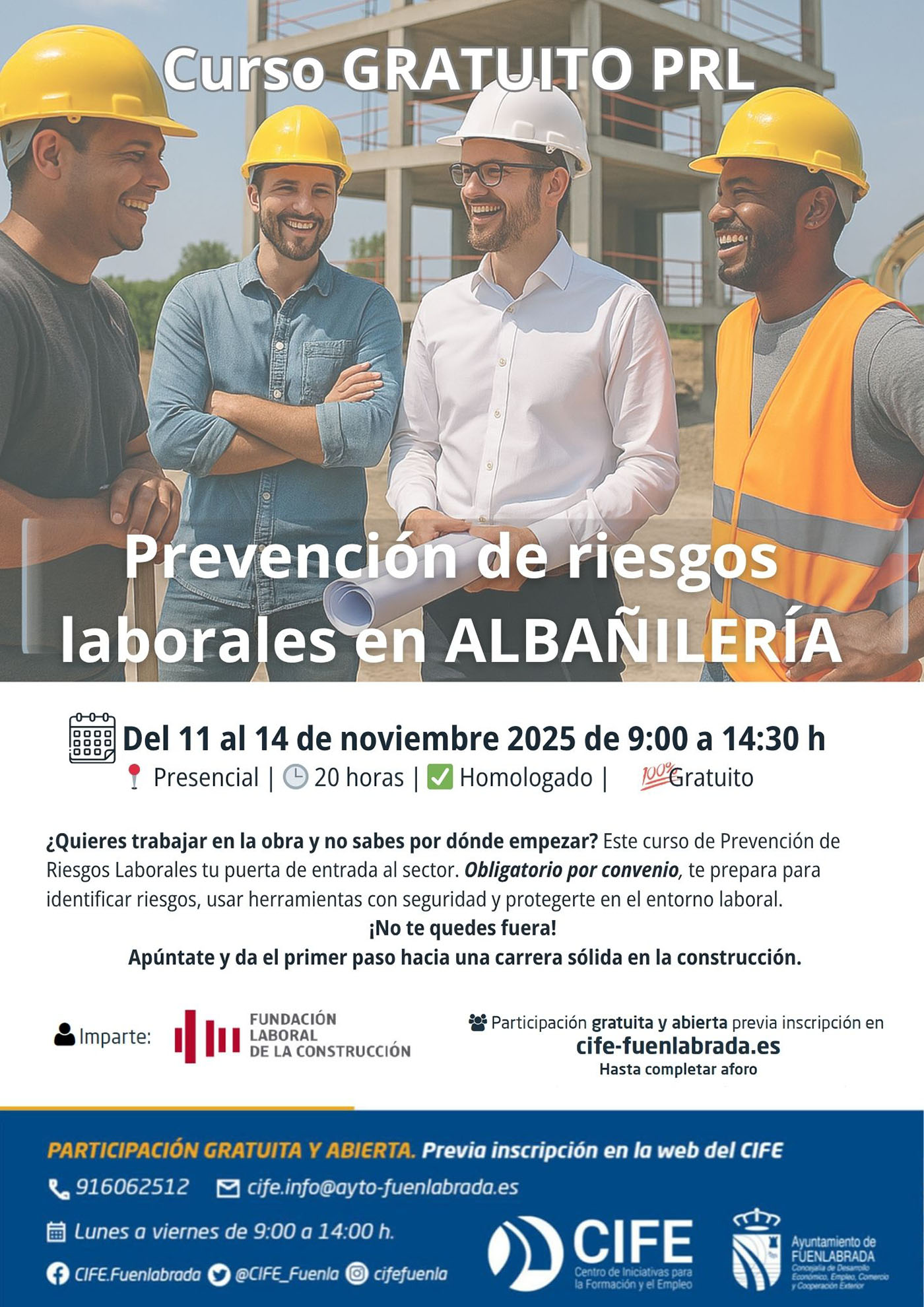 Curos PRL albañileria